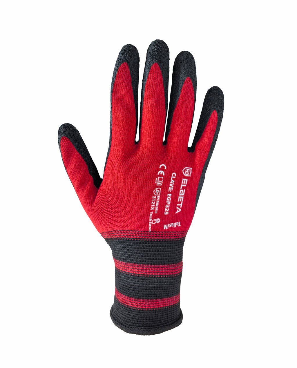 EGP325 Latex Coated Nylon Gloves;Guantes de Nylon Recubiertos de Látex Rugoso
